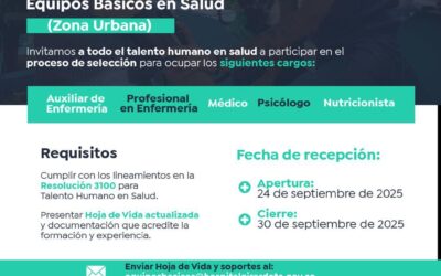 Abrimos convocatoria!